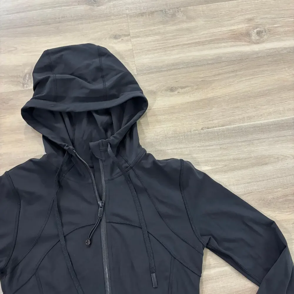 Lululemon Hooded Define Jacket Nulu Women Size 6 Black